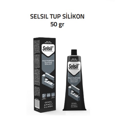 TÜP SİLİKON BEYAZ - SELSİL (50gr)  (K-48)